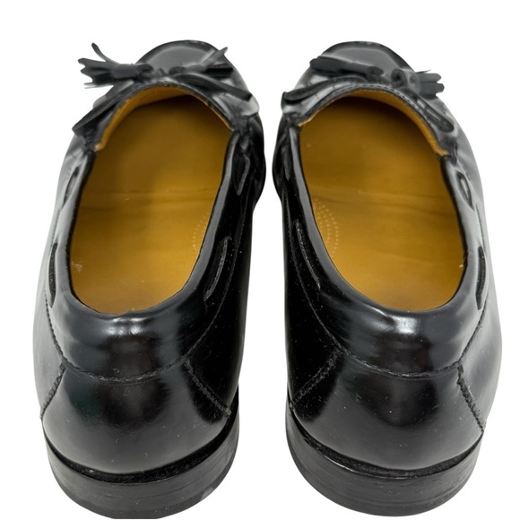 Cole Haan Classic Black Pinch Tassel Leather Loafers Mens Size 9.5 3E Extra Wide - Picture 8 of 15